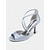 billige Formell-kvinners hvite sateng-tverremmer peep-toe hæler – elegante stiletto-sandaler for bryllup og datekveld