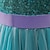 billige Pigens Halloween kostumer-boguge 2026 børnepigekjole cosplaykjole prinsessekjole farveblok blomst ærmeløs performancefest cosplay kostumer mesh patchwork yndig kostume sød blonde midi festkjole sommer forår