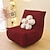 billige Futon sofa cover.-1 stk elastisk armløs gulvsofatrekk lat boy relax sofa slipcover stretch enkelt sofa putetrekk for stue hjemme