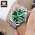 economico Orologi meccanici-OLEVS Orologio da Uomo Meccanico Moda Casual Orologio da Polso Automatico Autovettore Calendario Data Settimana Orologio in Acciaio