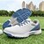 cheap Men's Golf Shoes-Men's Stylish Red, White &amp; Gray Golf Shoes, Advanced Grip Sole, Perfect for Competitive Golfing