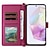 abordables Carcasas Samsung-teléfono Funda Para Samsung galaxia S25 S24 S24 FE S23 Ultra Plus S22 Plus Ultra A55 5G A35 5G A25 A15 A14 Gire la tapa con Soporte con cordón con correa de muñeca Retro TPU Cuero de PU