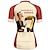 billige Dametrøyer-Dame Sykkeltrøyer Kortermet Sykkel T-skjorte Jersey med 3 baklommer Fjellsykling Pustende Hurtigtørkende Anatomisk design Vidje Vinrød Grønn Grafisk sport Klær