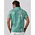 cheap Tops-Men&#039;s Golf Polo Shirt Green Short Sleeve Top Golf Attire Clothes Outfits Wear Apparel