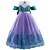 billige Pigens Halloween kostumer-boguge 2026 børnepigekjole cosplaykjole prinsessekjole farveblok blomst ærmeløs performancefest cosplay kostumer mesh patchwork yndig kostume sød blonde midi festkjole sommer forår