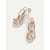 economico Sandali con zeppa-sandali con zeppa e cinturino a T con perline da donna – eleganti scarpe con plateau bohémien per l'estate, la spiaggia e le vacanze