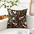 voordelige bloemen &amp; planten stijl-Paddenstoel Plant Decoratieve Kussenslopen 1PC Zacht Vierkant Bankkussen Hoes Kussenhoes voor Slaapkamer Woonkamer Bank Stoel