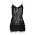 billiga Klänningar-Glada 20-talet 1920-talet Flapper-klänning Klänningar Den store Gatsby Tofs Fjäder Tofs Fjädrar Maskeradkläder Dam Maskerad Bröllop Bröllopsgäst Fest / afton Vuxen Klänning Hemkomstklänningar