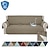 abordables Housse de canapé-Housse de canapé imperméable pour coussin de canapé, housse de protection de meubles résistante à l'eau avec bâtons en mousse et sangles élastiques pour animaux de compagnie et chats