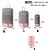 billiga bagage- och reseförvaring-komprimerade packningskuber reseförvaringsset, 3/6 set kompressionspackningskuber för resor, mesh visuella kläder bagageorganisator bärbar lätt resväska
