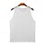 billiga Gym-toppar-Herr Linne Väst Ärmlös Rund halsringning Sommar Slät Mode Modern Stil Nät Transparent Gata Helgdag Svart Vit Orange Topp t-shirt för män