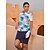 cheap Polos &amp; Quarterzips-Women&#039;s Golf Polo Shirt Yan pink Denim Blue Short Sleeve Top Ladies Golf Attire Clothes Outfits Wear Apparel