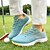 preiswerte Herren Golfschuhe-Herren Sneaker Golfschuhe Mikrofaser Wasserdicht Bequem Rutschfest Schnürung Schwarz / weiss Gelb Blau