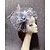 baratos Chapéus e Fascinators-Fascinadores Chapéu de Tule de Noiva Dia das Mulheres Com Pluma Acessório de Pérola para Cabeça