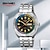 economico Orologi al quarzo-SKMEI Da uomo Orologio al quarzo Lusso Quadrante grande Bling Lavoro Luminoso Calendario Impermeabile Acciaio Guarda