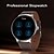 abordables Relojes inteligentes-696 LA99 Reloj inteligente 1.43 pulgada Smartwatch Reloj elegante Bluetooth ECG + PPG Podómetro Recordatorio de Llamadas Compatible con Android iOS Mujer Hombre Llamadas con Manos Libres Recordatorio