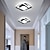 abordables Luces de techo regulables-Lámparas de pasillo LED negras y doradas, modernas lámparas de techo LED similares a luces de techo, ideales para pasillos, dormitorios, baños, cocinas y balcones.