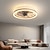 voordelige Dimbare plafondlampen-50 cm Dimbaar Plafondventilator Metaal Acryl Modern Noordse stijl 220-240V