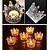 abordables Suministros para eventos y fiestas-Candelabro de cristal (vela no incluida), elegante decoración del hogar, regalo para el día del padre, día de la madre, Navidad, día de San Valentín, aniversario, cumpleaños, decoración romántica de