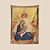 billige Middelalderlig væv-Middelalder Tapestry Middelalder Tapestry Byzantinsk Kunst Stor Tapestry Murmaleri Dekor Fotograf Baggrund Hjem Soveværelse Stue Madonna of Humility The Blessing Christ To Engel og en Donor
