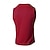 preiswerte Fitness Tank-Tops-Herren Tank Top Weste Unterhemd Ärmelloses Shirt Ärmellos Rundhalsausschnitt Sommer Einfach Mode Designer Basic Urlaub Straße Ausgehen Blau Marineblau Top T-Shirt für Herren
