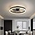 voordelige Dimbare plafondlampen-50 cm Dimbaar Plafondventilator Metaal Acryl Modern Noordse stijl 220-240V