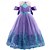 billige Pigens Halloween kostumer-boguge 2026 børnepigekjole cosplaykjole prinsessekjole farveblok blomst ærmeløs performancefest cosplay kostumer mesh patchwork yndig kostume sød blonde midi festkjole sommer forår