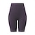 billige Yoga shorts og syklister-Dame Yogashorts Leggings med fleece Yoga Leggings Rumpeløft Midjekontroll Høy Midje Pilates Treningsøkt Trene Shorts Helfarge Svart Rosa Mørkegrå Spandex Høst sport Sportsklær Elastisk Tynn