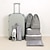 abordables stockage de bagages et de voyage-Ensemble de cubes de compression pour le voyage, 6 pièces de rangement et d'organisation de bagages, économiseurs d'espace, organisateurs de vêtements multifonctionnels pour la maison et la valise