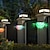 cheap Outdoor Wall Lights-4PCS Outdoor Solar LED Wall Light Waterproof Fence Lights Garden Fence Yard Wall Lighting Decoration