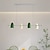 billige Pendellys-4-Light 104 cm Globedesign Anheng Lys Metall Malte overflater Moderne 110-120V 220-240V