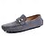 billiga Slip-ons och loafers till herrar-vinröd mocka loafers för män – slip-on körmockasiner med metallaccent för vardags- och affärskläder