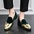 abordables Chaussures sans lacets &amp; mocassins-chaussures de bal pour hommes - chaussures à enfiler en velours bordeaux et cuir verni doré avec détails brogue pour une tenue de soirée