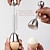 abordables Ustensiles et gadgets de cuisine-Ensemble d&#039;ouvre-coquilles d&#039;œufs, 2 coquetiers pour œufs à la coque &amp;2 cuillères en acier inoxydable résistant à la rouille s&#039;adaptent à toutes les tailles - conception ergonomique effort réglable