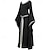 cheap Dresses-Medieval Renaissance Cocktail Dress Prom Dress Outlander Elven Fancy Dress Women&#039;s Halloween Carnival Masquerade LARP Ren Faire Festival Adults&#039; Dress