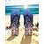 preiswerte Urlaubsandalen-Bunte Flip-Flops mit Blumenmuster für Damen – lebendige Strandsandalen im Bohème-Stil für den Sommer am Pool und im Resort