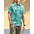 cheap Tops-Men&#039;s Golf Polo Shirt Green Short Sleeve Top Golf Attire Clothes Outfits Wear Apparel
