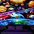 cheap Planet Tapestry-Blacklight Tapestry Glow in the Dark Glow Party UV Reactive Planet Universe Trippy Misty Nature Landscape Hanging Tapestry Wall Art Mural for Living Room Bedroom