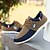 preiswerte Sneaker für Herren-Zweifarbige Herren-Freizeitsneaker aus Nylon mit Schnürung und Emblem – stylisches Schuhwerk für den Alltag