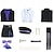billiga Animekostymer-Genshin Impact Clorinde Animé Cosplay-kostym Skor Cosplay Peruker Cosplay-kostymer Cosplay Peruker Cosplay Skor Halloween Maskerad Prestanda Fest Kappa Skjorta Kjol Till Dam Vuxna