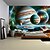 baratos Tapeçaria Planetária-Tapeçaria do Paisagem Planetária Pendurada Arte de Parede Grande Tapeçaria Mural Decoração Fotografia Fundo Manta Cortina Decoração para Casa Quarto Sala de Estar