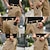 baratos Clássico-Homens Shorts táticos Bermuda Cargo Calção Shorts de verão Shorts de Trilha Bolso multi Bolsos com zíper Tecido Conforto Vestível Comprimento do joelho Ao ar livre Esporte Diário Moda Casual Preto