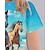 お買い得  女の子の3D動物-女の子 3D 馬 Tシャツ Ｔシャツ 半袖 夏 春 ファッション ベーシック 子供 4〜12年 クルーネック アウトドア カジュアル 日常 レギュラー