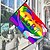 billige Hageflagg, Banner-Juni Pride Måned LGBTQ LGBT Pride Flagg Regnbue Utendørs Innendørs med Øyehull Hus Hage Dekorasjoner Høytidsbanner Skilt Glad Pride