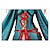 billiga Animekostymer-Cosplay Wuthering Waves Cosplay Zhezhi Animé Cosplay-kostym Kläder Cosplay Peruker Cosplay-kostymer Cosplay Peruker Mer accessoarer Karnival Maskerad Prestanda Fest Klänning Mer accessoarer Svans Till