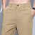 ieftine Pantaloni scurți de rochie-Bărbați Pantaloni Capri Pantaloni Scurți Pantaloni scurti de rochie Pantaloni scurți casual Buzunar Talie elastică Picior drept Simplu Respirabil Confortabil la umezeală Lungime gambă Birou Afaceri
