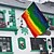 halpa Puutarhaliput, Banner-Kesä Pride -kuukausi LGBTQ LGBT Pride-lippu Sateenkaari Hyvää Pridea Ulkokoristelu Sisätiloissa kiinnikkeillä Talo Piha Puutarhakoristeet Juhlalippu Kyltit