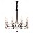tanie Design świeczkowy-3 światła 6 świateł 30 cm Wisiorek Lantern Desgin Żyrandol Metal Malowane wykończenia LED 110-120V 220-240V