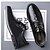 economico Casuale-scarpe derby stringate da uomo in pelle con stampa coccodrillo e pelle scamosciata nera, suola sportiva ed elegante per abbigliamento casual e business casual