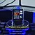זול אורות חכמות-תאורת לילה led wifi מסונכרן nixie tube שעון מסך LCD 1.54 אינץ&#039; תצוגת מזג אוויר 12/24 שעות מגע אלקטרוני להחלפת נושאים שעון rgb שעון דיגיטלי עם תכונת אלבום אלקטרוני למשרד ביתי 1 pc